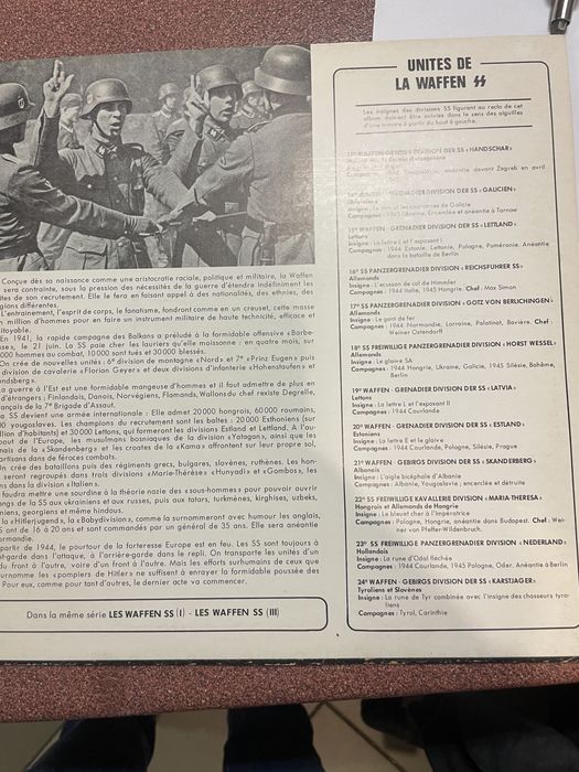 Winyl Les Waffen SS
