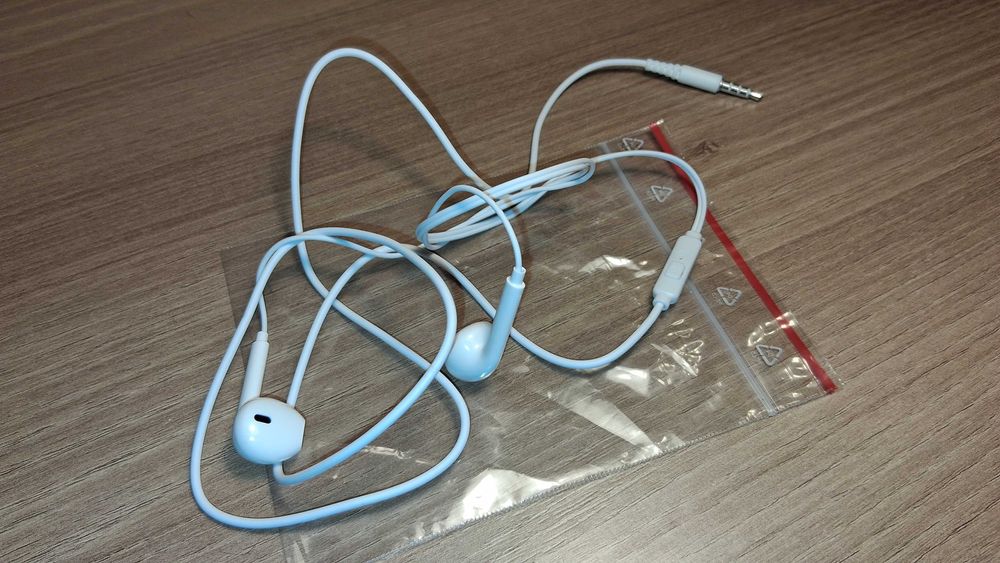 Słuchawki Audio Mini Jack - Białe