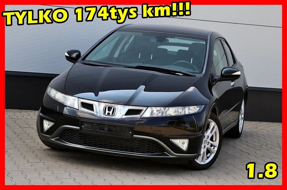 civic 18 - Czarna - sprawdź kategorię Honda