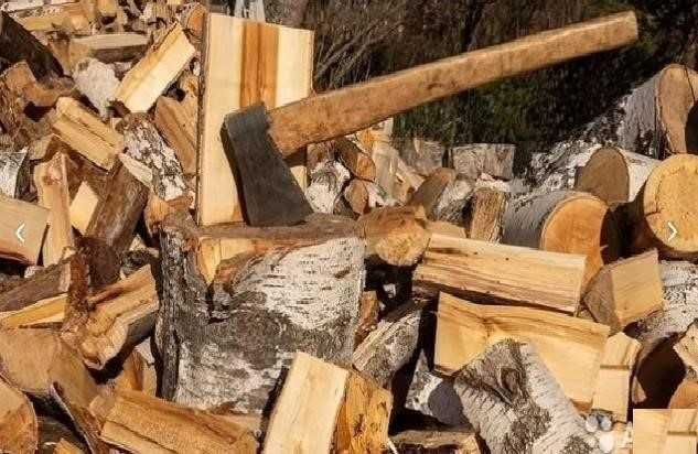 Дрова рубані колоті дуб, ясен твердих порід укладені з доставкою 7,1 куб