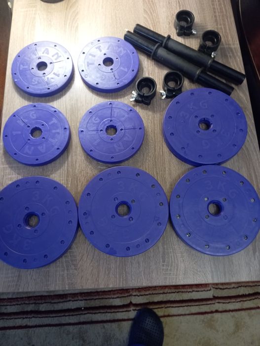 Продам гантели наборные б/у