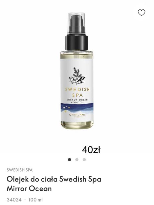 Relaksujący Olejek do ciała svedish spa