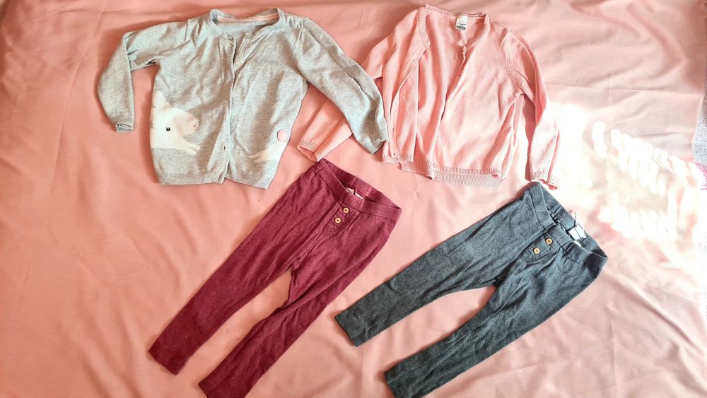 Одяг на дівчинку(сарафан h&m, джинси, футболки, шорти  12-18 міс (80-86см)