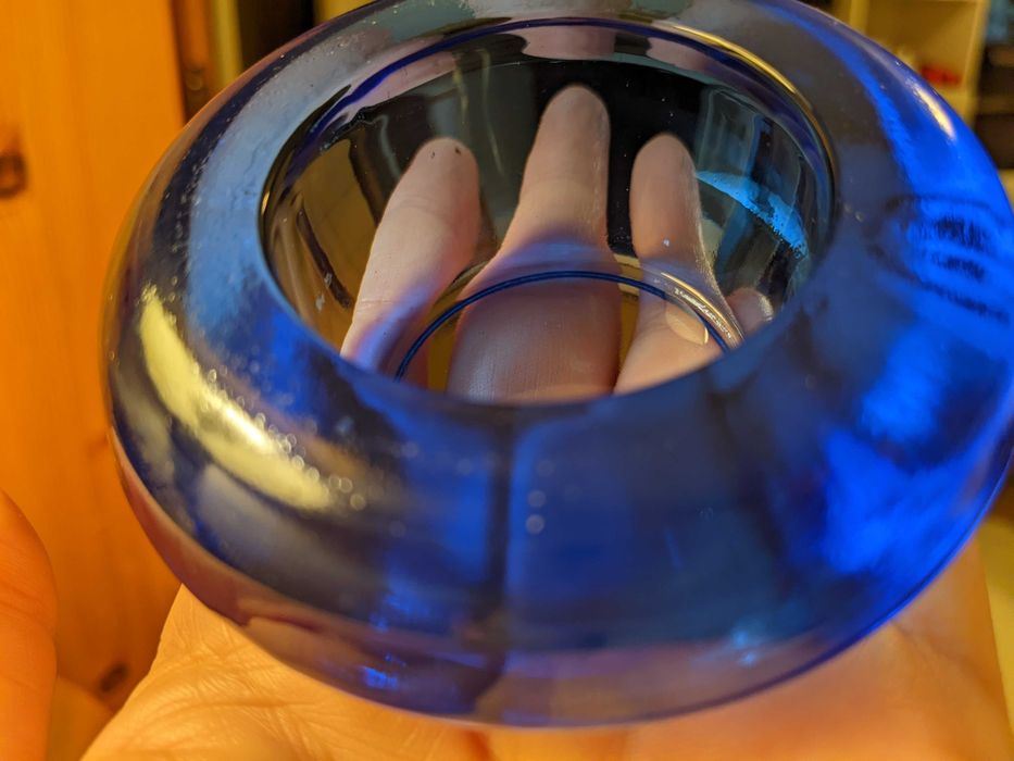 Підсвічники із кольорового скла ручної роботи виробництво Швеція