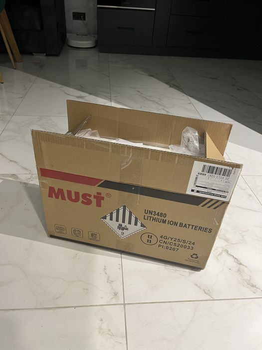 В наявності Акумулятор LiFePO4 MUST 24V 100Ah для інвертора