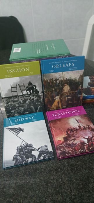 33 livros Grandes Batalhas da História Universal