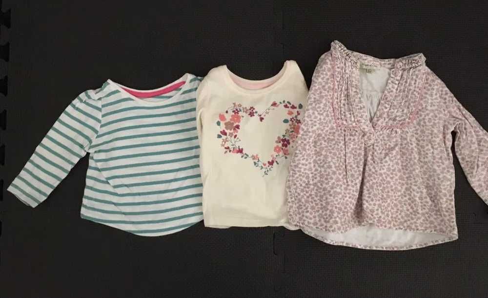 duas camisolas e uma camisa: 12 a 18 meses, muito baratas!