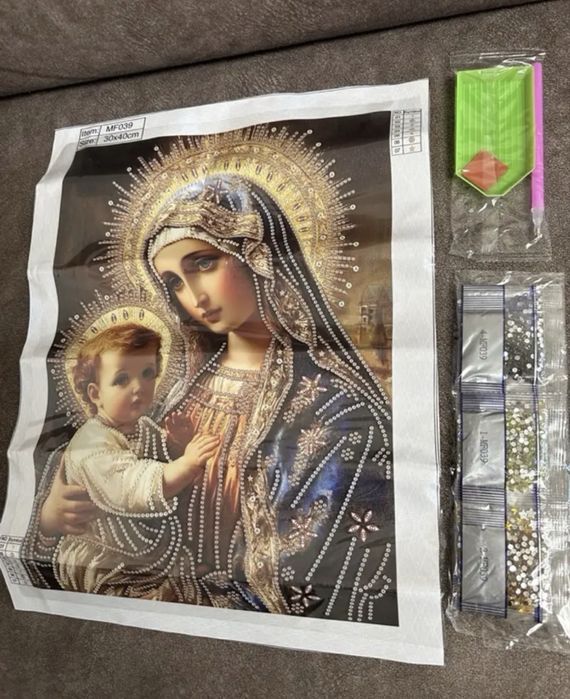 ікона алмазна мозаїка картина по номерам