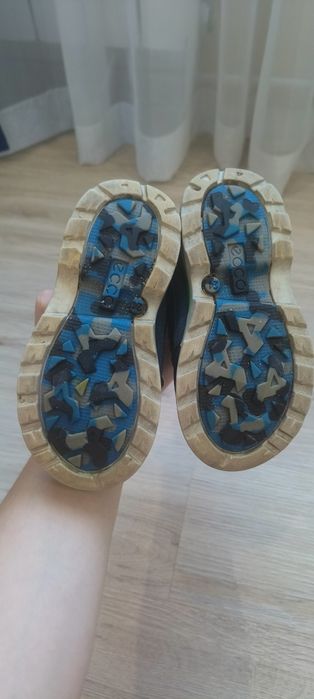 Ecco  черевики хайтопи кросівки непромокаючі Goretex устілка 16 см