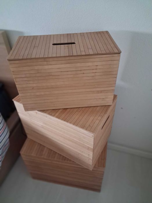 Conjunto 3 Caixas arrumação