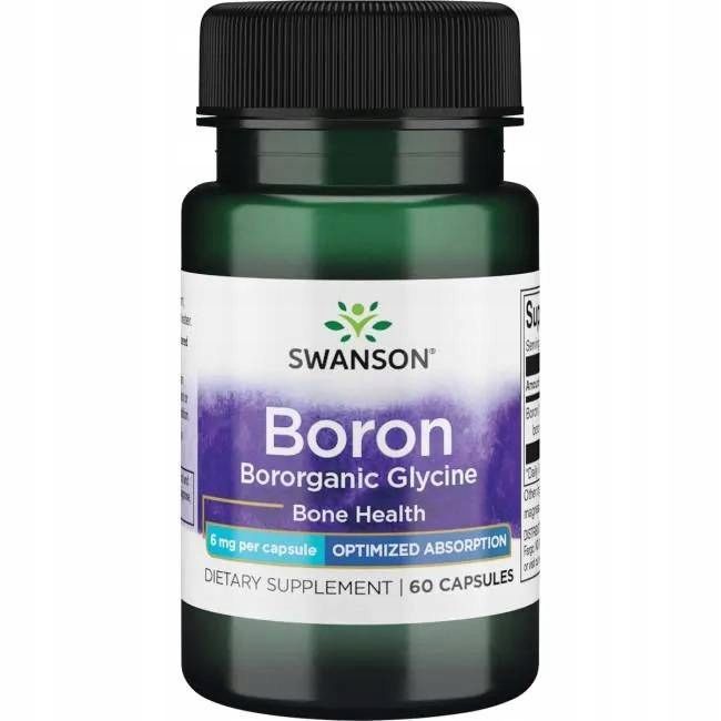 BOR CHELATOWY 6 mg 60 kapsułek BORON Swanson