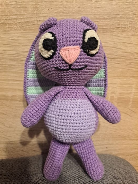 Krolik Klapcia na szydełku