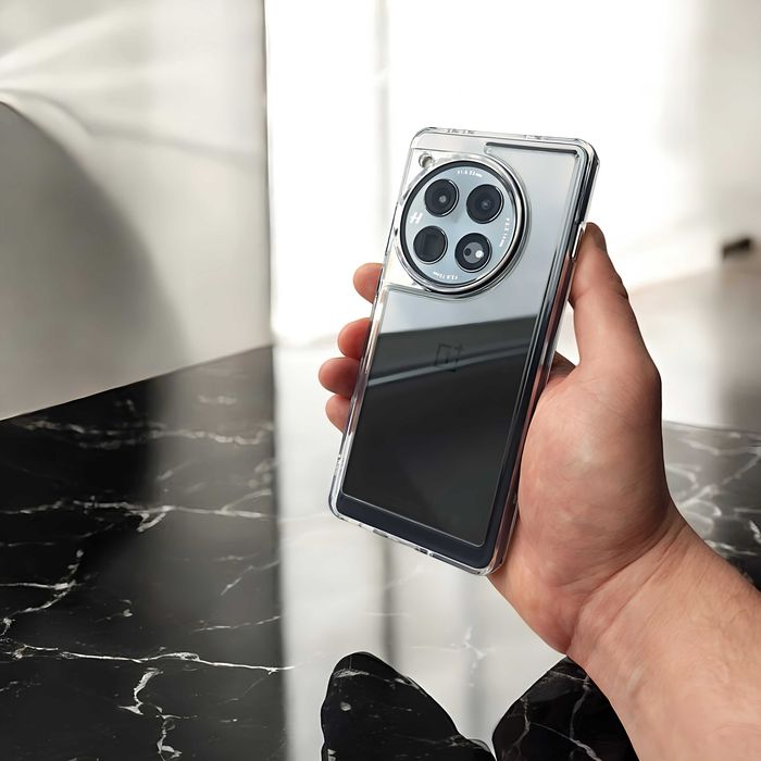 Etui ELEVATE HEXAGON do OnePlus 12R - Clear HD