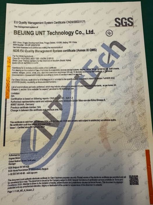 Laser diodowy do depilacji Alpha Mini BEIJING UNT