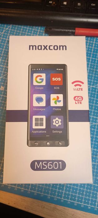 Telefon dla seniora MAXCOM MS601 NOWY nie rozpakowywany