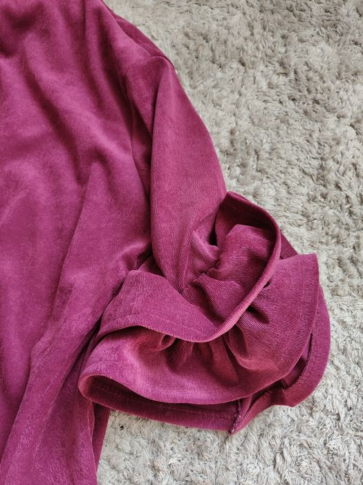 Narzutka koszula piękna fuksja oversize duża tulipan piękne rekawy