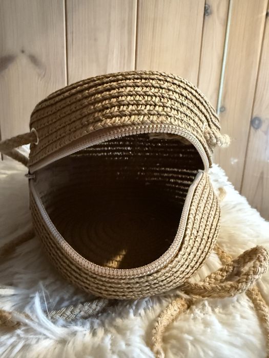 Torebka słomiana mini