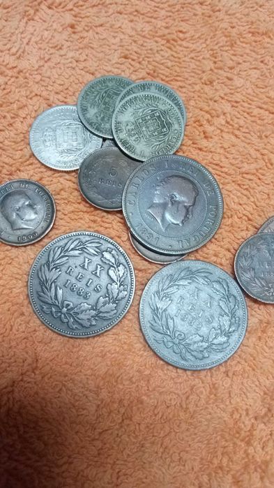 Moedas de reis antigas