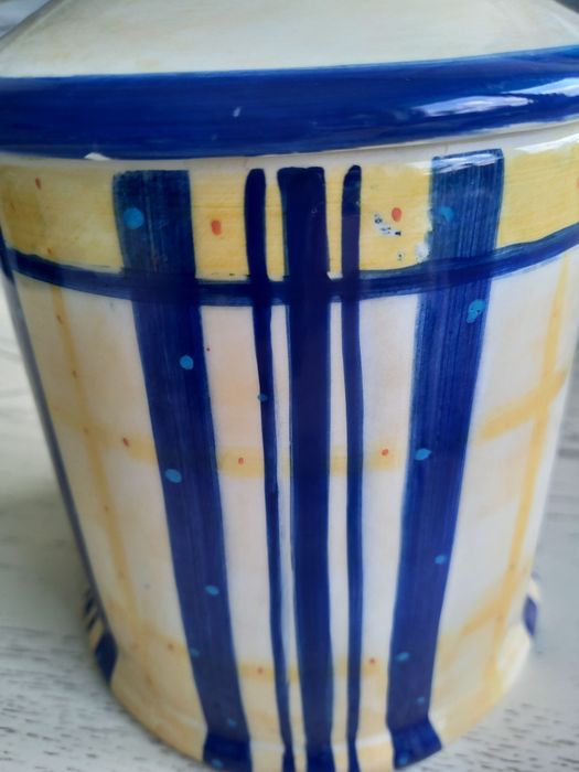 Kobaltowe pojemniki na przyprawy