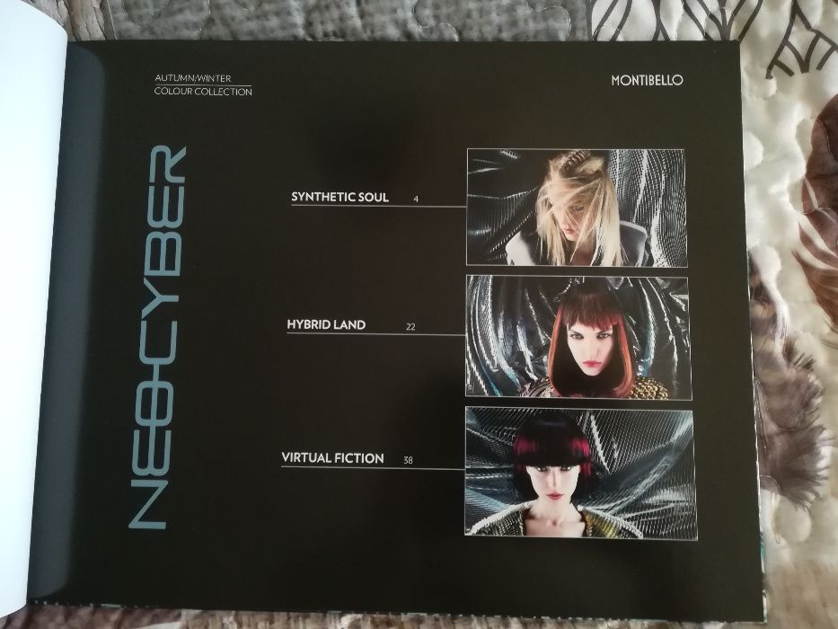 Montibello Katalog z płytą Kolekcja Neocyber kurs fryzjerstwa