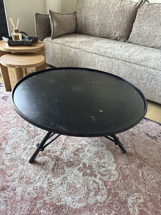 Industrialny stolik metalowy 78 cm