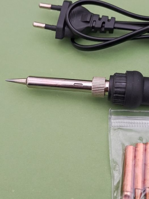 Паяльник 60w з регулятором 200-450C⁰ + 2 комплекти жал (Все у описі !)