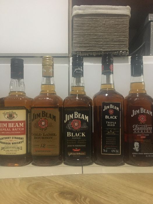 Etykiety kolekcjonerskie Jim Beam