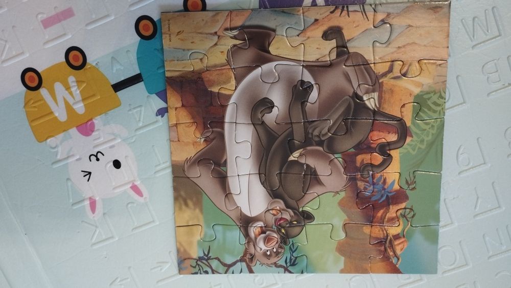 Puzzles Disney (Rei Leão, Dumbo, Bambi, Livro da Selva)