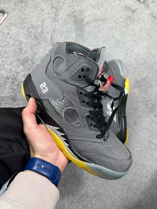 Мужские кроссовки Nike Jordan 5 Retro Off-White "Muslin" 40-45