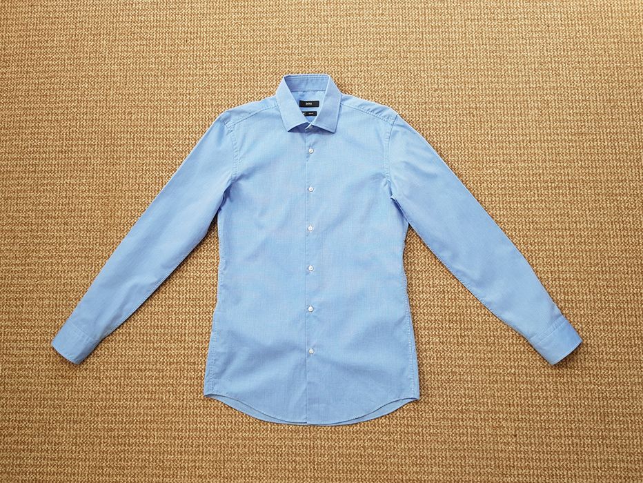 Hugo Boss Swiss Fabric сорочка slim fit оригінал 38/15 S