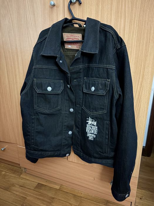 Casaco Levis x Stussy colo novo