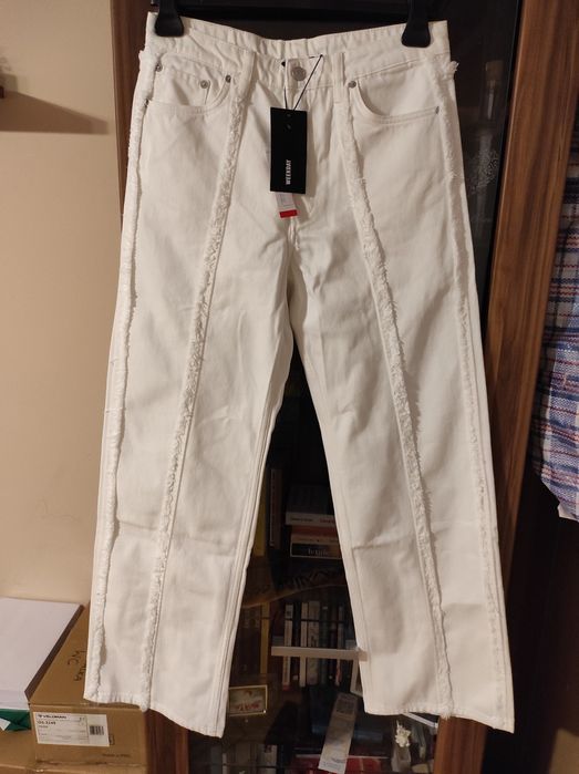 Wyprzedaż z 269 Nowe Weekday jeansy L  wysoki stan 29/34