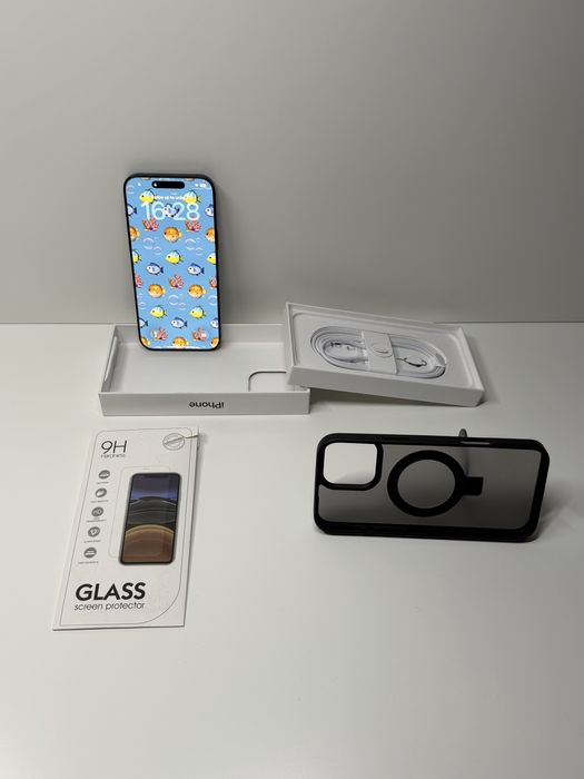 iPhone 16 Pro Max 256 GB | IDEALNY | komplet + szkło + etui | jak nowy