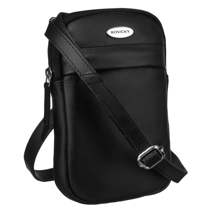 mała torebka-saszetka damska ze skóry naturalnej - rovicky