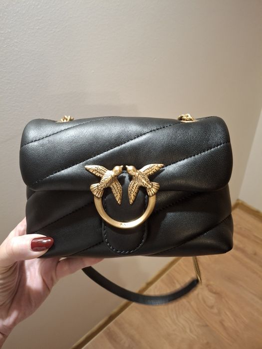 Oryginalna torebka Pinko love puff baby black