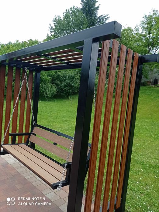 Huśtawka ogrodowa metalowa