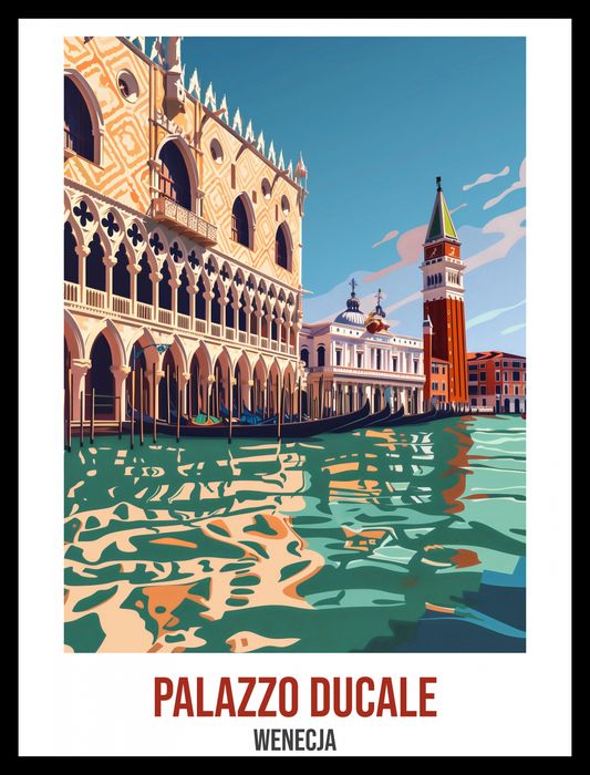 Plakat 30x40cm Palazzo Ducale