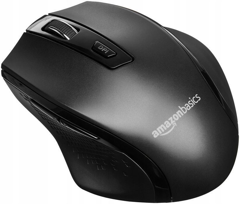 myszka bezprzewodowa amazonbasics g6b-bk sensor optyczny 3600 dpi