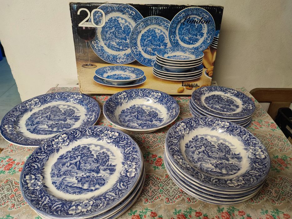 Loiça Italiana Quadrifoglio Lumara London - Meio Serviço