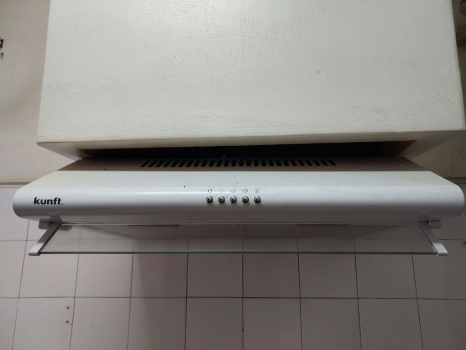 Exaustor branco usado funcional