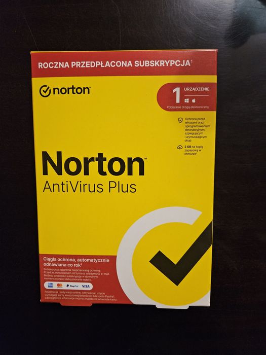 Norton Antivirus Plus na 1 urządzenie na 12 miesięcy