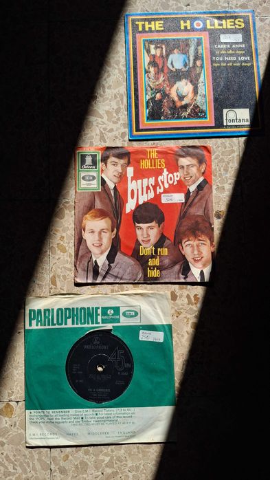 VINTAGE - EP's  Vinil (3) de The Hollies de 1966 e 1967