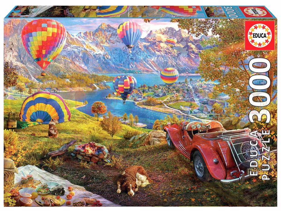 Educa Puzzle 3000 El. Start Balonów. Nowy Produkt