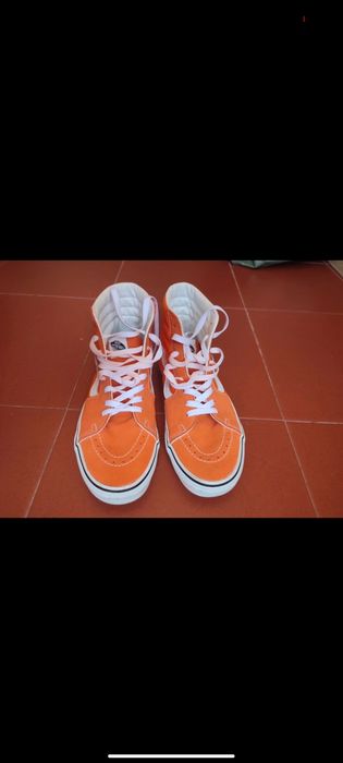 Vans high laranja