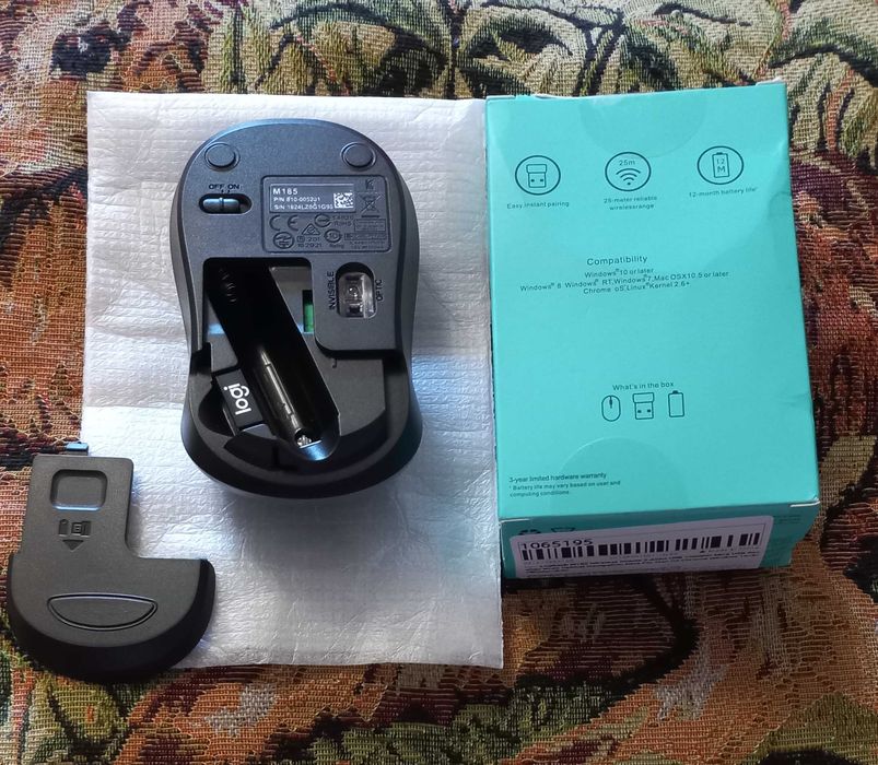 Logitech M185 Grey миша для пк