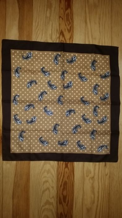 elegancka, brązowa apaszka/chustka - NOWA!