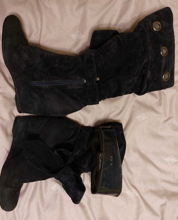 Kozaki zamszowe rozmiar 36