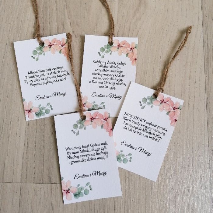 Zawieszki na alkohol PUDROWA WIOSNA