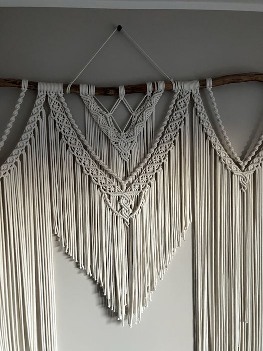 Makrama 150cm x 180cm ręcznie pleciona, duża, wesele boho