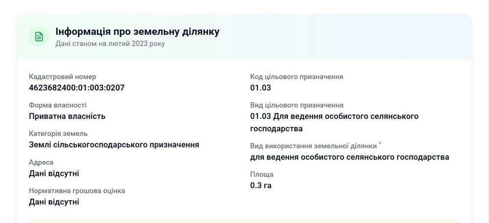Продаж комерційної земельної ділянки  в передмісті Львова, в с.Давидів
